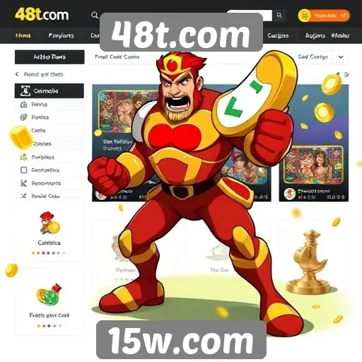 Novas funcionalidades do 48t.com para jogadores